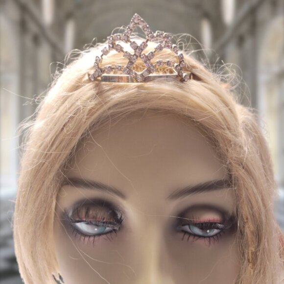 Girls Teens Kids Tiara and Hair Clips Crystal Hair Accessories - Set of 3 - Picture 3 of 16